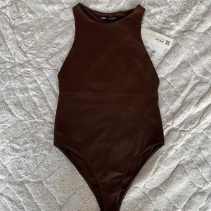 Zara racer back body suit